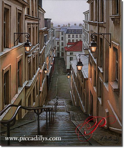 Early Morning Montmartre By Alexei Butirskiy