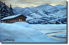 Winter in the Rockies By Alexei Butirskiy
