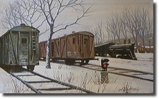 Yesteryear's Train Cars By Alexei Butirskiy