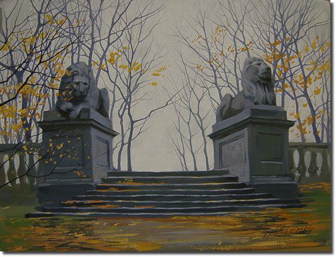 Lion Sentinels By Alexei Butirskiy 