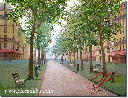 Parisian Walkway By Alexei Butirskiy 