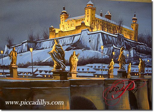 Wurzburg Castle By Alexei Butirskiy