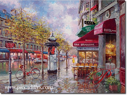 Rainy Day in Paris By S. Sam Park
