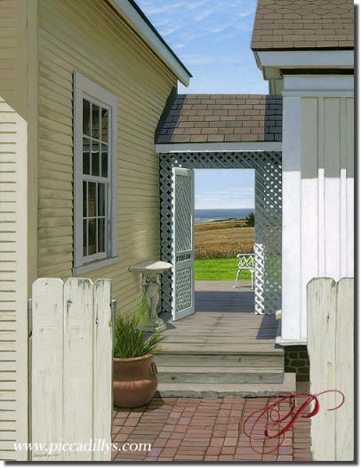 Image of painting titled Breezeway by artist Edward Gordon 