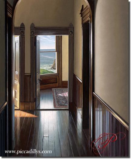 Image of painting titled Guest House by artist Edward Gordon 
