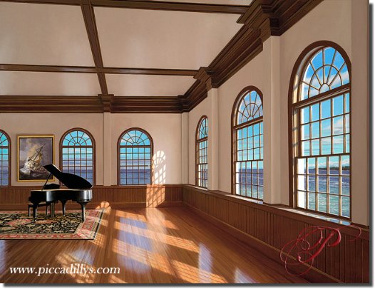 Image of painting titled The Music Pier by artist Edward Gordon 