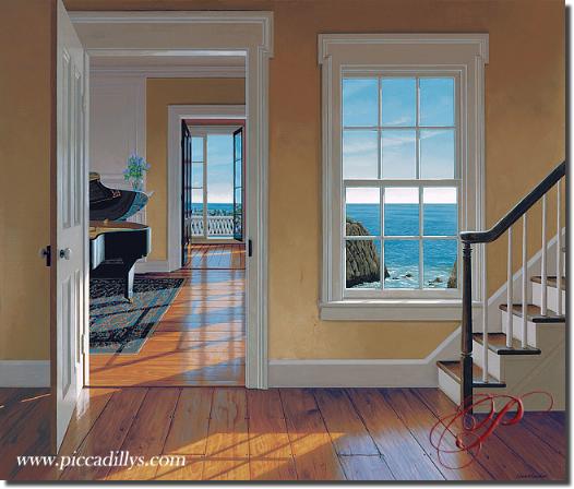 Image of painting titled Music Room by artist Edward Gordon  Music Room By Edward Gordon  Music Room By Edward Gordon  
