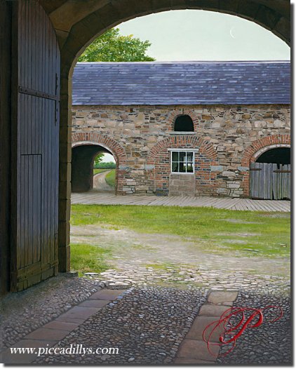 Image of painting titled Old Stables by artist Edward Gordon 