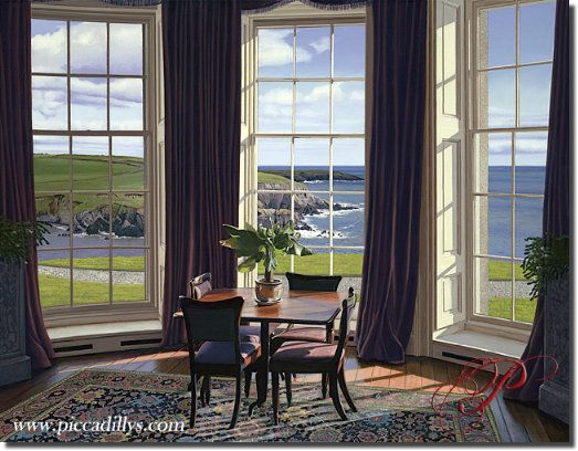 Image of painting titled Tea Room by artist Edward Gordon 