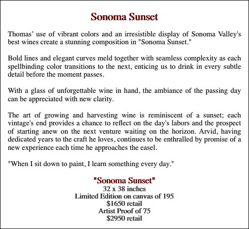  Sonoma Sunset 