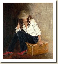Red Boots Daughter By Erica Hopper