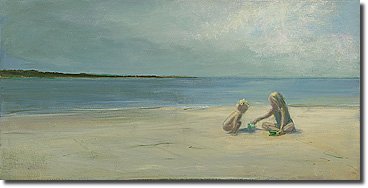 Playing In The Sand By Anne Packard