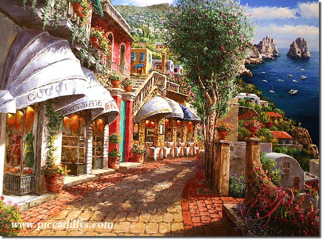 Afternoon in Capri By Sam Park 