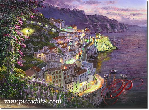 Amalfi Night By Sam Park 