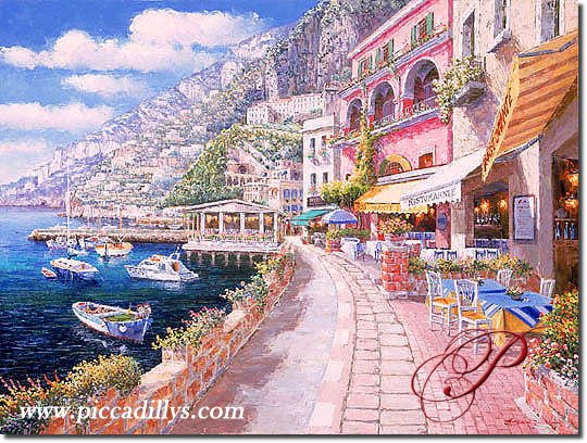 Dockside at Amalfi By Sam Park
