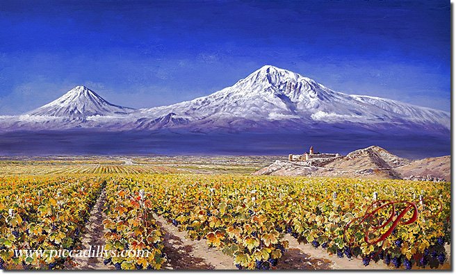 Vineyards at Mt. Ararat By Sam Park