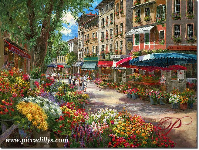 Paris Flower Market By Sam Park