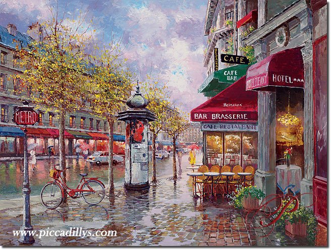 Rainy Day in Paris By Sam Park 