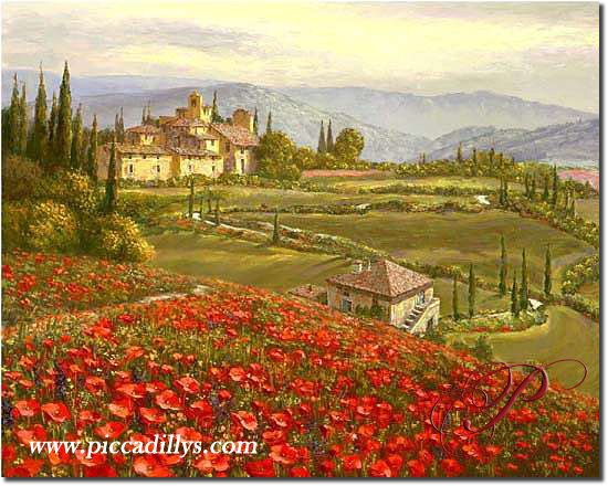 Fields Of Tuscany by Sam Park