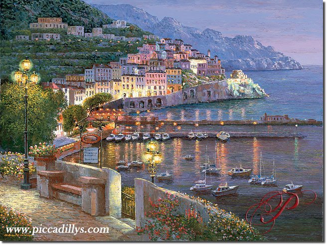 Amalfi Twilight By Sam Park 
