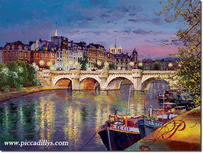 Twilight at Pont Neuf By Sam Park