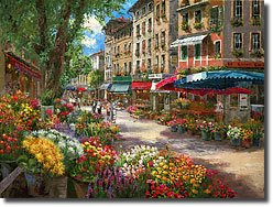 Paris Flower Market by Sam Park