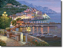 Amalfi Twilight by Sam Park