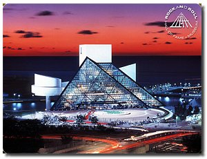 Rock and Roll Hall of Fame in Cleveland Ohio