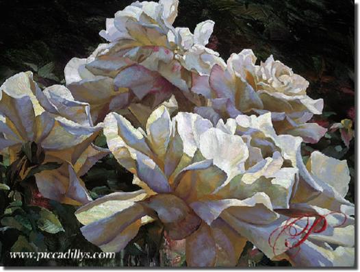 White Roses by Leon Roulette