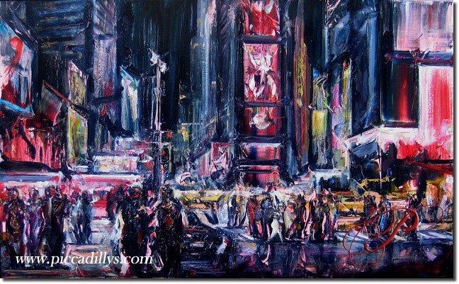 E = Celebratory Times Square By Stuart Yankell