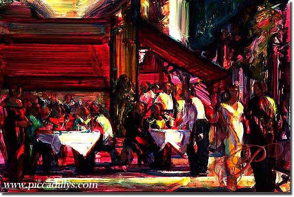 Ruby Cafe Turquoise Nights By Stuart Yankell 