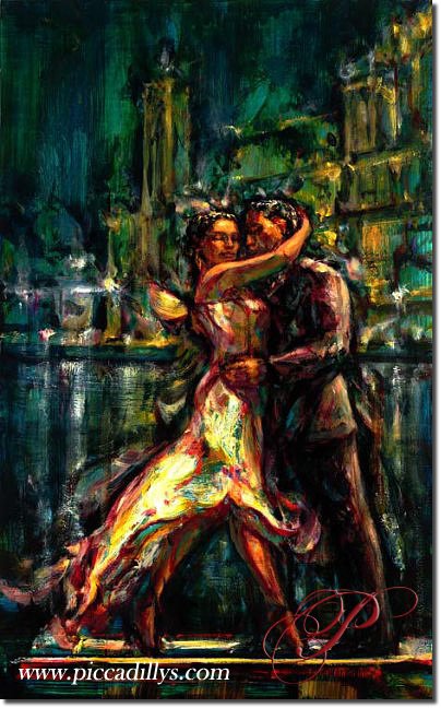 Tango Night Reflection By Stuart Yankell
