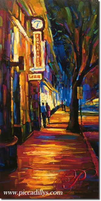 Image of painting titled Fontaines by artist Michael Flohr