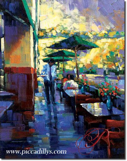 Image of painting titled Lunch Date by artist Michael Flohr