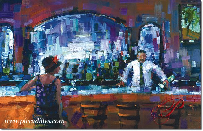 Image of painting titled Shaken Not Stirred by artist Michael Flohr