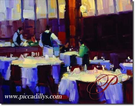 Image of painting titled Table for Two by artist Michael Flohr