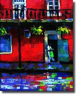 Thumbnail image of Michael Flohr's painting titled Coffee Break