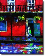 Thumbnail image of Michael Flohr's painting titled Coffee Break