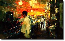 Thumbnail image of Michael Flohr's painting titled Friday Night