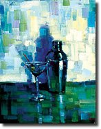 Thumbnail image of Michael Flohr's painting titled Martini For Me