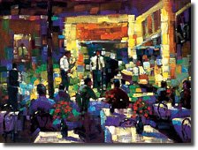 Thumbnail image of Michael Flohr's painting titled Martinis And Jazz