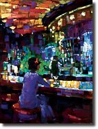 Thumbnail image of Michael Flohr's painting titled Mel At The Bar