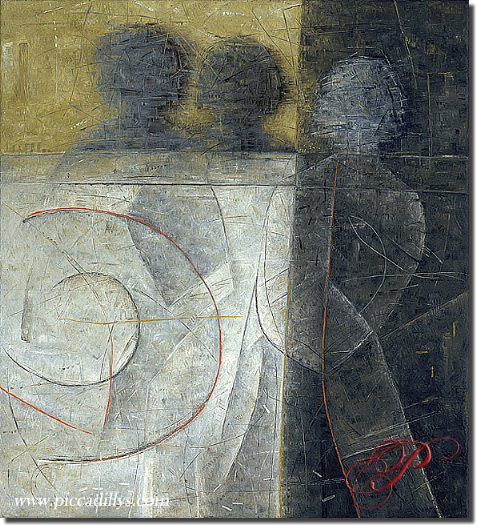 Image of painting titled Confessions by artist Erica Hopper