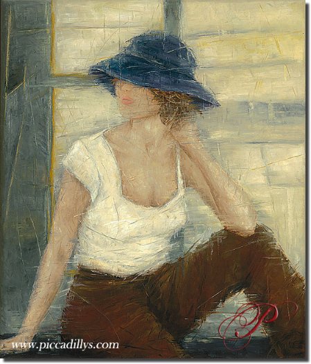 Image of painting titled Distracted by artist Erica Hopper