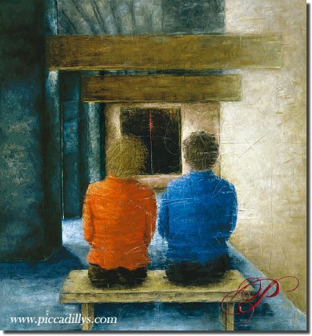 Image of painting titled First Date by artist Erica Hopper