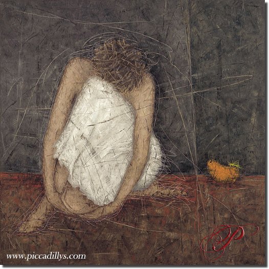 Image of painting titled Mango Diary by artist Erica Hopper