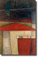 Red Roof By Erica Hopper