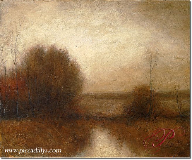 Digital image depicting Robert Cook's painting titled Autumns Approach.