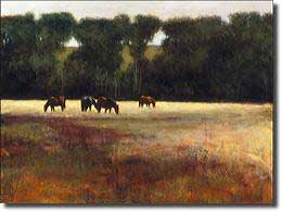 Thumbnail image depicting Robert Cook's painting titled Equine Pleasures