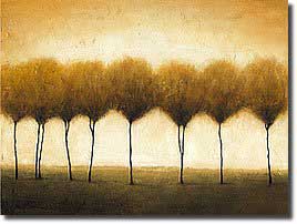 Thumbnail image depicting Robert Cook's painting titled Trees IX
